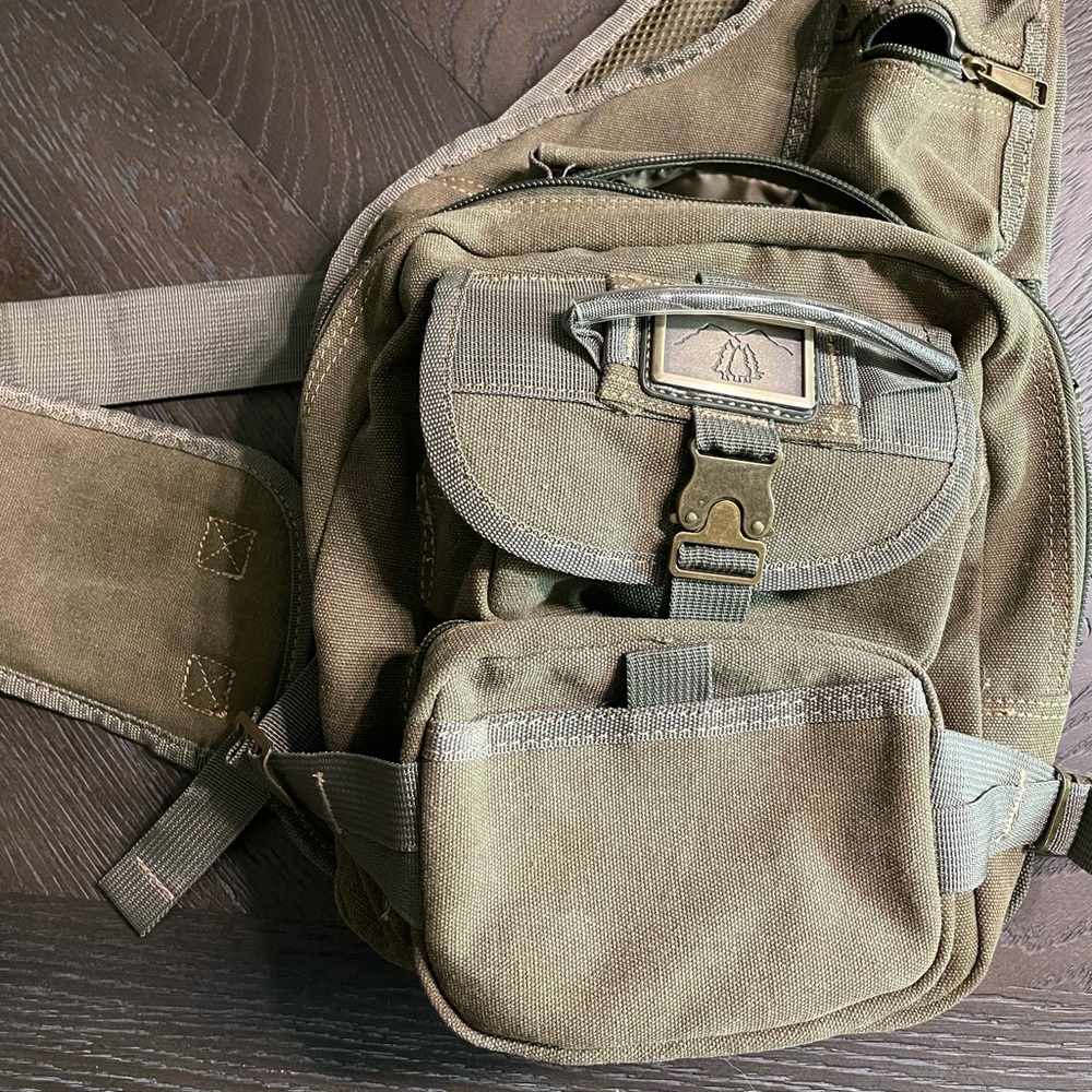 Sling bag.